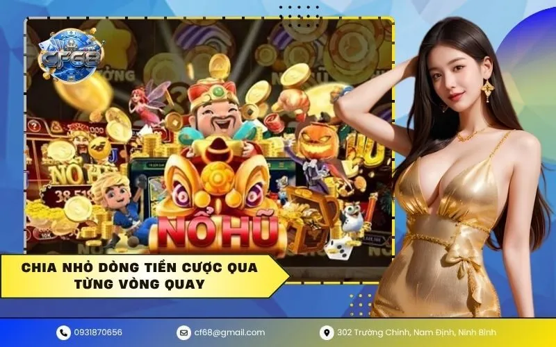 Chia nhỏ dòng tiền cược qua từng vòng quay