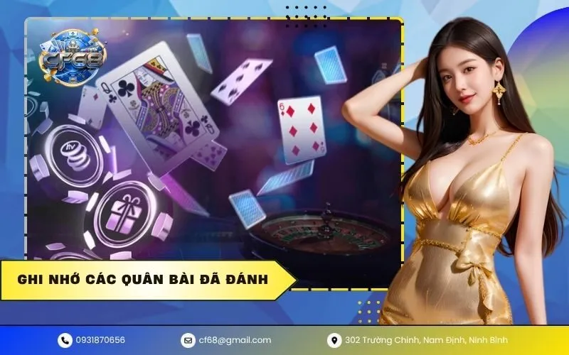 Ghi nhớ các quân bài đã đánh