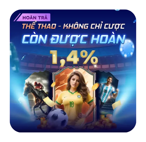thể thao - không chỉ cược còn được hoàn