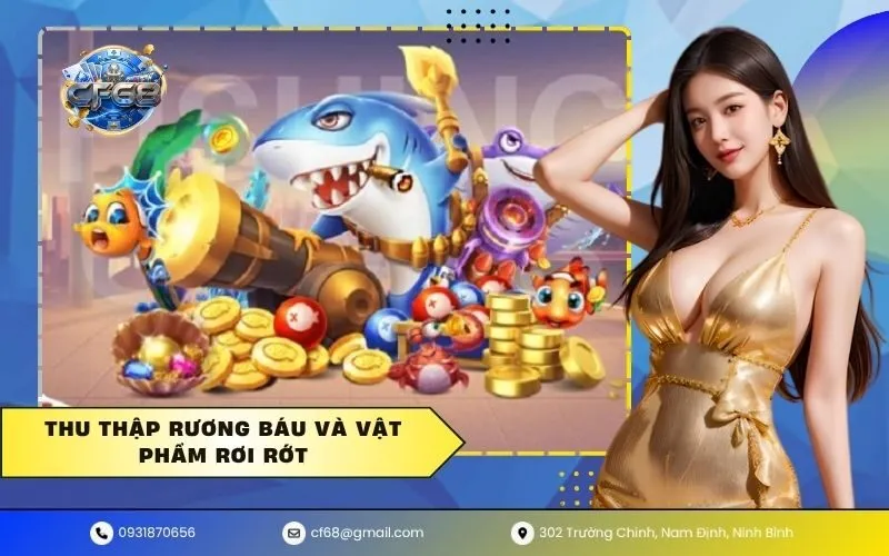 Thu thập rương báu và vật phẩm rơi rớt