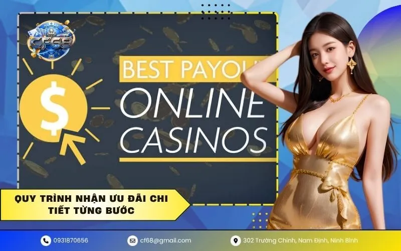 Quy trình nhận ưu đãi chi tiết từng bước