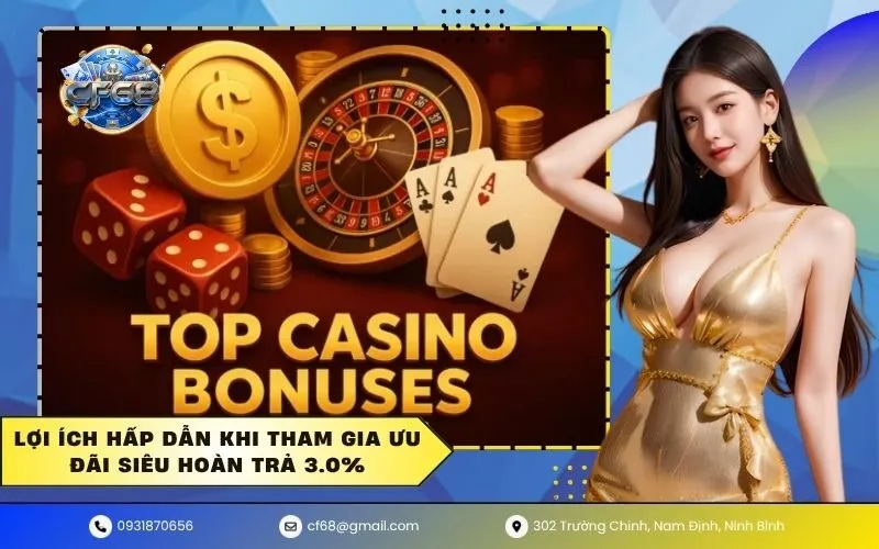Lợi ích hấp dẫn khi tham gia ưu đãi siêu hoàn trả 3.0%