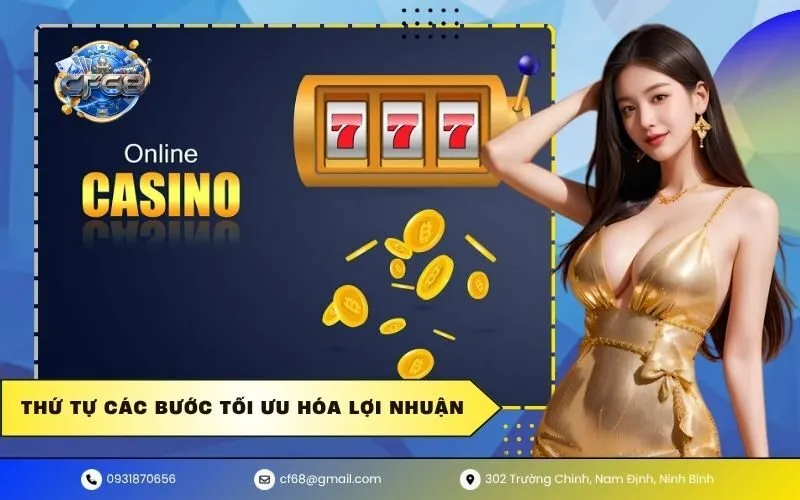 Thứ tự các bước tối ưu hóa lợi nhuận