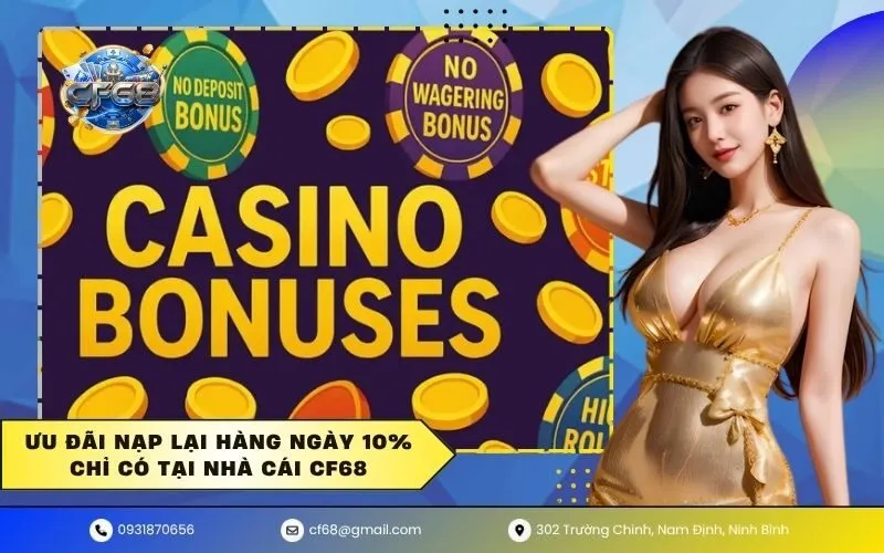 Ưu Đãi Nạp Lại Hàng Ngày 10%